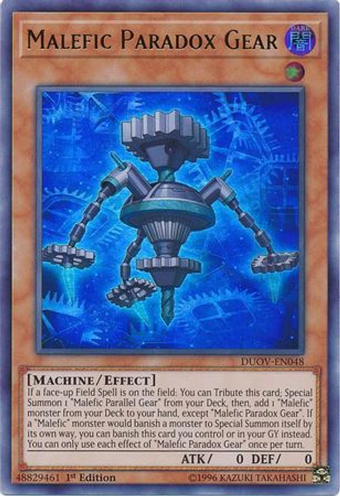 Malefic Paradox Gear - DUOV-EN048 - Ultra Rare