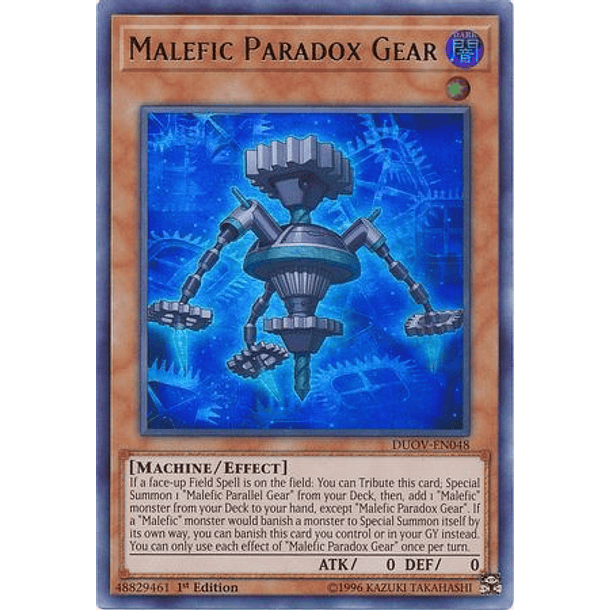 Malefic Paradox Gear - DUOV-EN048 - Ultra Rare