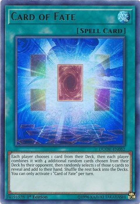 Card of Fate - DUOV-EN052 - Ultra Rare
