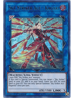 Sky Striker Ace - Kagari - DUOV-EN060 - Ultra Rare 