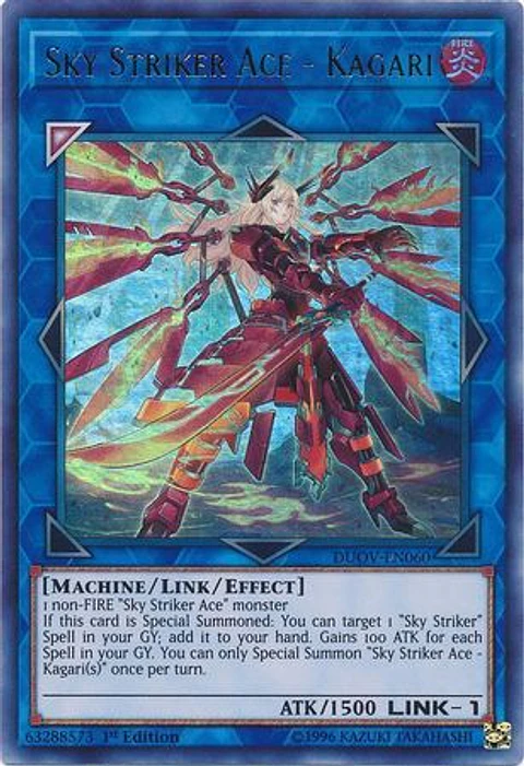 Sky Striker Ace - Kagari - DUOV-EN060 - Ultra Rare 