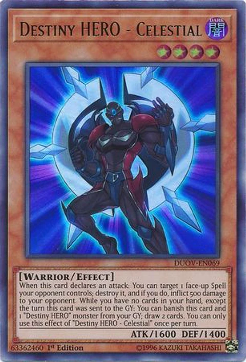 Destiny HERO - Celestial - DUOV-EN069 - Ultra Rare