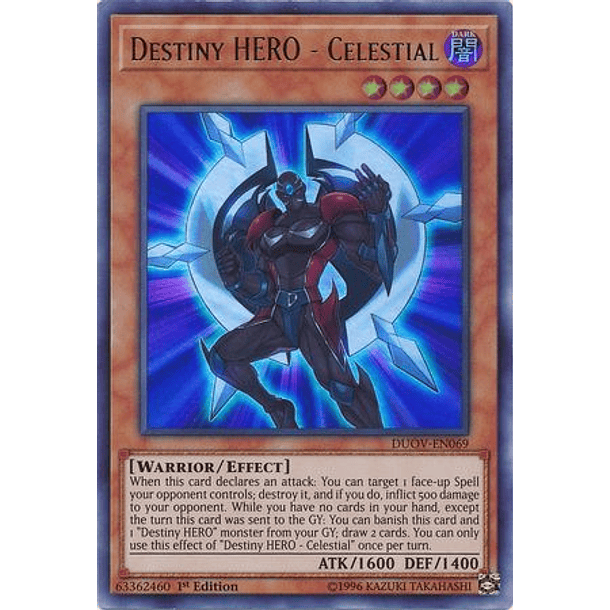 Destiny HERO - Celestial - DUOV-EN069 - Ultra Rare