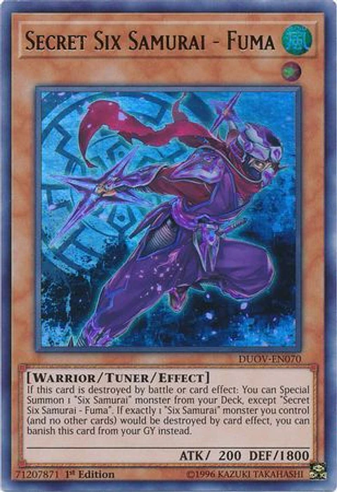Secret Six Samurai - Fuma - DUOV-EN070 - Ultra Rare