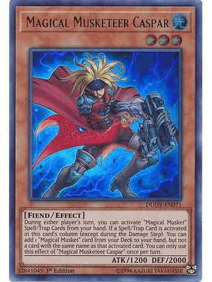 Magical Musketeer Caspar - DUOV-EN071 - Ultra Rare