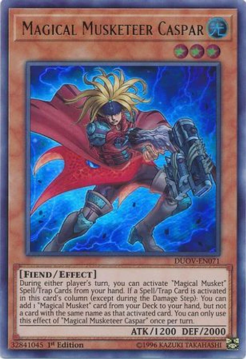Magical Musketeer Caspar - DUOV-EN071 - Ultra Rare