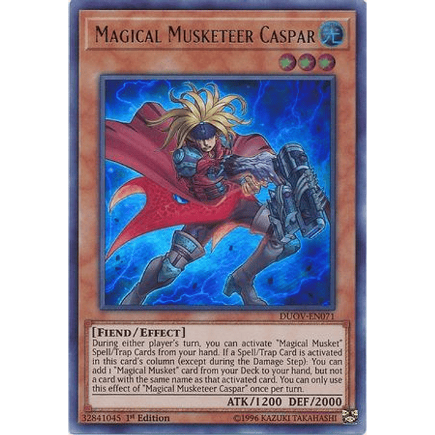 Magical Musketeer Caspar - DUOV-EN071 - Ultra Rare