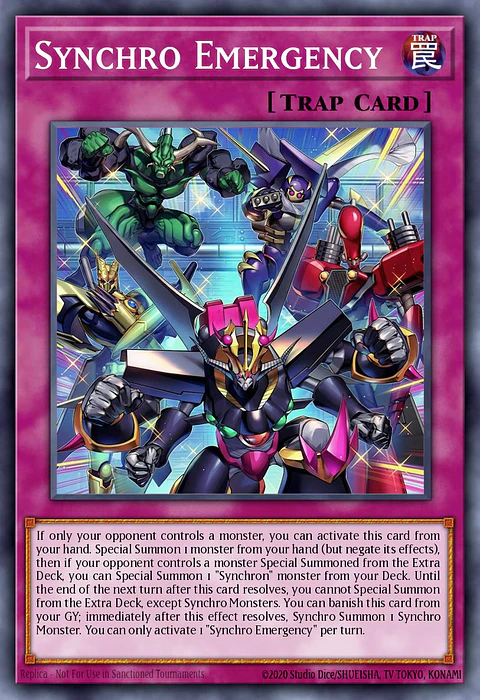 Synchro Emergency - MAMO-EN009 - Ultra Rare (Extended Art)