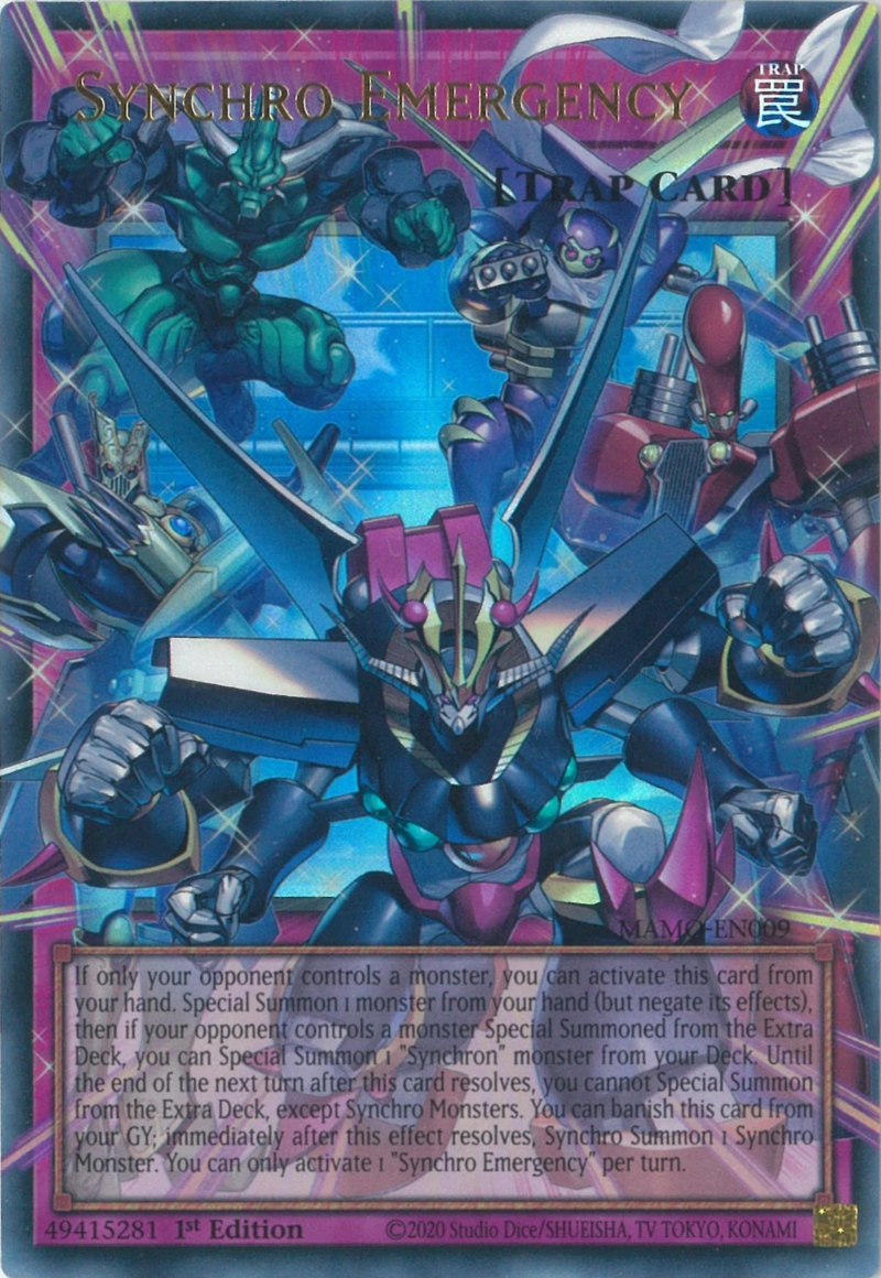 Synchro Emergency - MAMO-EN009 - Ultra Rare (Extended Art) 1
