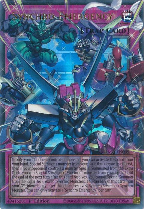Synchro Emergency - MAMO-EN009 - Ultra Rare (Extended Art)