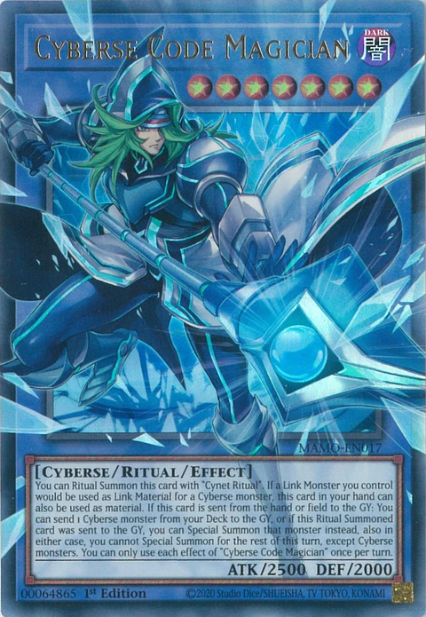 Cyberse Code Magician - MAMO-EN017 - Ultra Rare (Extended Art)