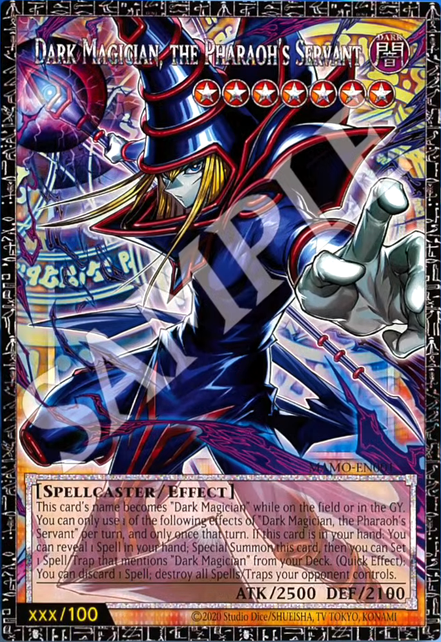 Dark Magician, the Pharaoh's Servant - MAMO-EN001 - Grand Master Rare 1
