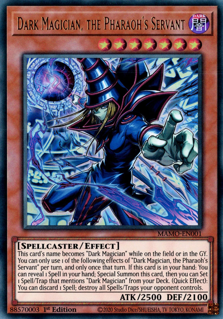 Dark Magician, the Pharaoh's Servant - MAMO-EN001 - Ultra Rare 1
