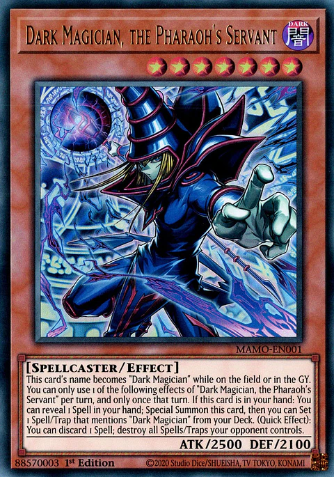 Dark Magician, the Pharaoh's Servant - MAMO-EN001 - Ultra Rare