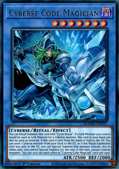 Cyberse Code Magician - MAMO-EN017 - Ultra Rare 1