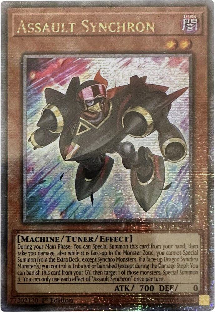 Assault Synchron - BLMR-EN003 - Quarter Century Secret Rare  1