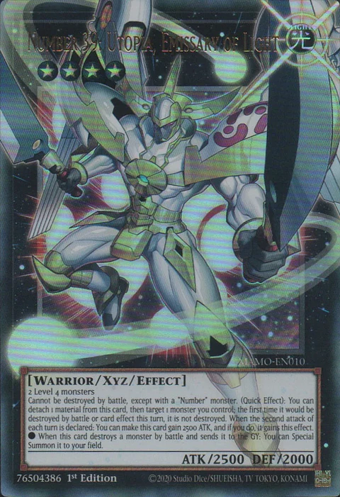 Number 39: Utopia, Emissary of Light - MAMO-EN010 - Ultra Rare (Extended Art)