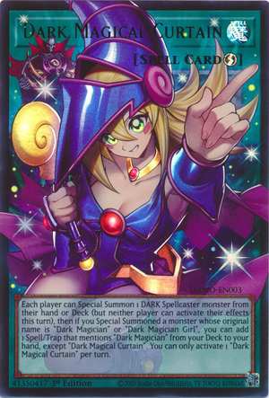 Dark Magical Curtain - MAMO-EN003 - Ultra Rare (Extended Art) 1