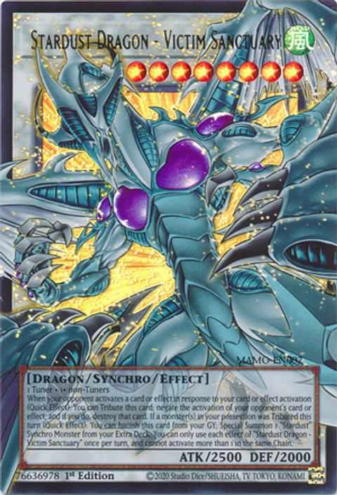 Stardust Dragon - Victim Sanctuary - MAMO-EN007 - Ultra Rare (Extended Art)