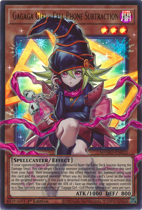 Gagaga Girl - Cell Phone Subtraction - MAMO-EN012 - Ultra Rare (Extended Art)