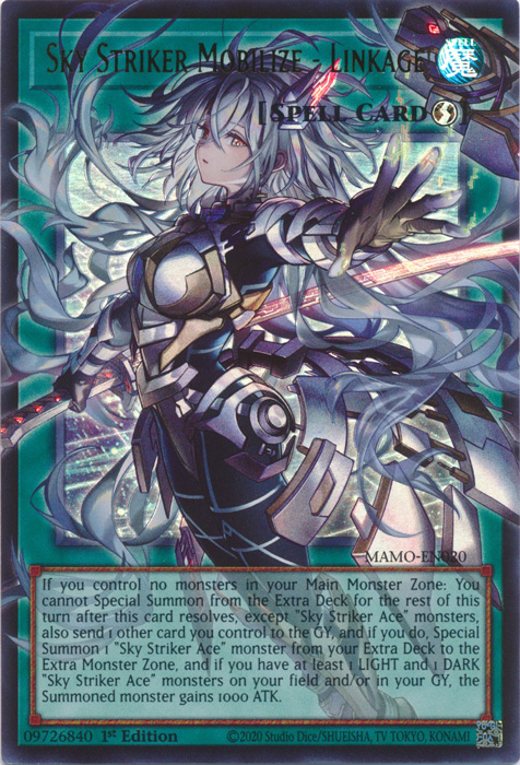 Sky Striker Mobilize - Linkage! - MAMO-EN020 - Ultra Rare 1
