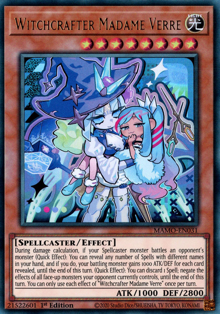 Witchcrafter Madame Verre - MAMO-EN031 - Ultra Rare 1