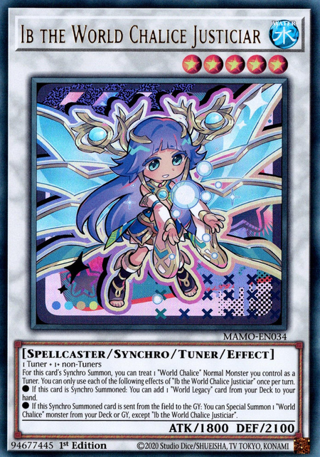 Ib the World Chalice Justiciar - MAMO-EN034 - Ultra Rare 1