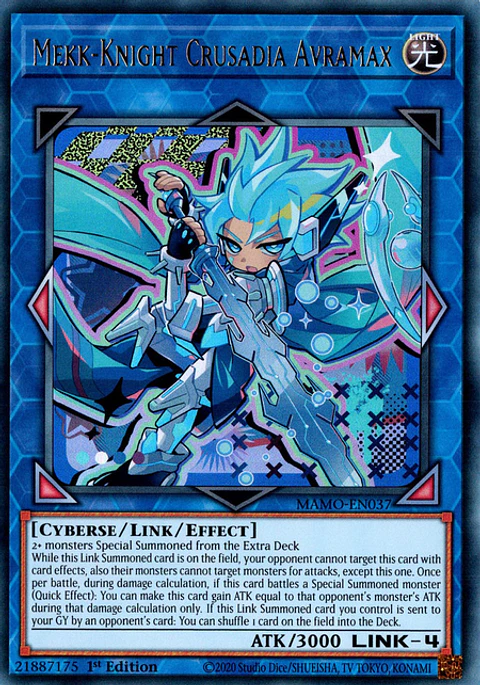 Mekk-Knight Crusadia Avramax - MAMO-EN037 - Ultra Rare