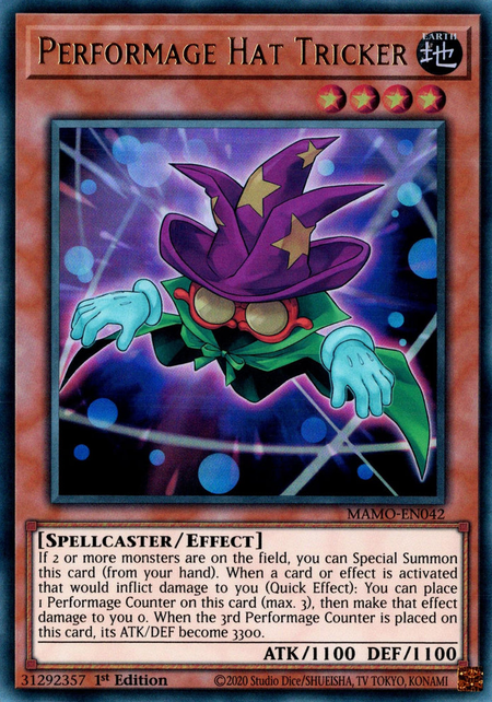 Performage Hat Tricker - MAMO-EN042 - Ultra Rare 1