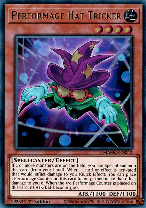 Performage Hat Tricker - MAMO-EN042 - Ultra Rare