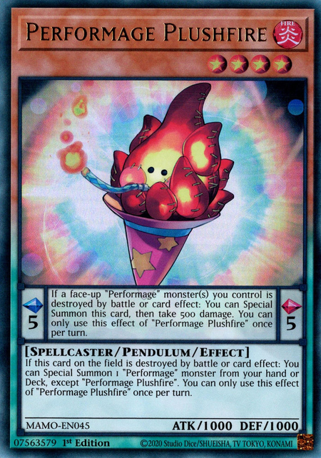 Performage Plushfire - MAMO-EN045 - Ultra Rare 1