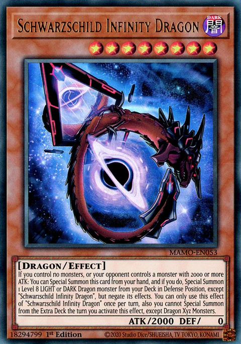 Schwarzschild Infinity Dragon - MAMO-EN053 - Ultra Rare