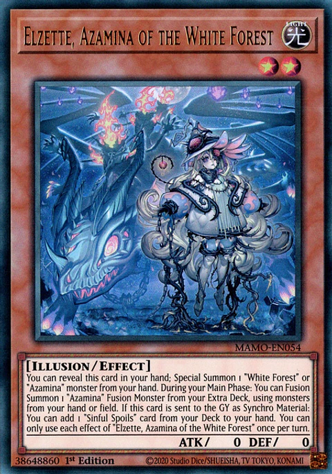 Elzette, Azamina of the White Forest - MAMO-EN054 - Ultra Rare