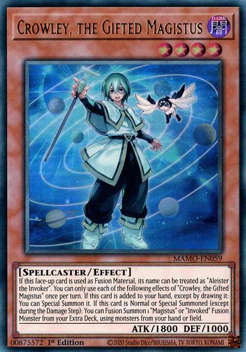 Crowley, the Gifted Magistus - MAMO-EN059 - Ultra Rare