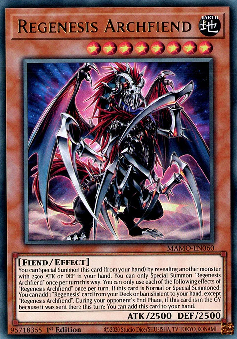 Regenesis Archfiend - MAMO-EN060 - Ultra Rare