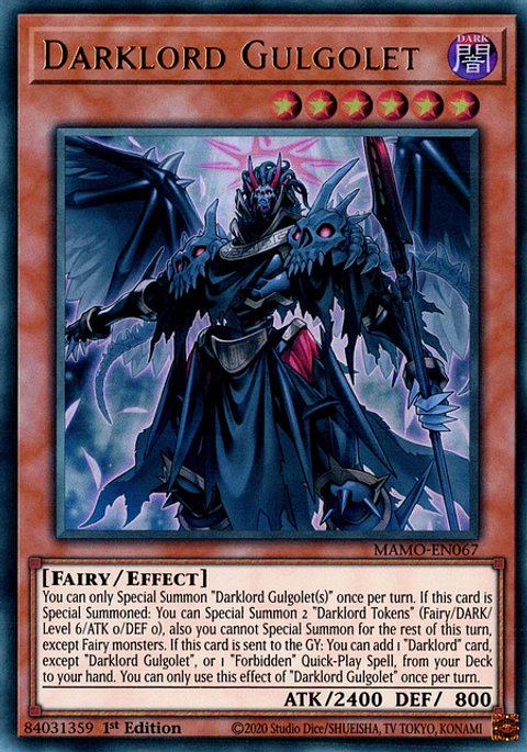 Darklord Gulgolet - MAMO-EN067 - Ultra Rare