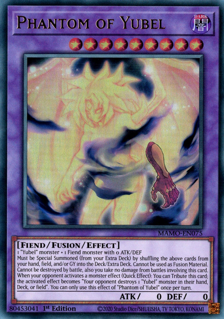 Phantom of Yubel - MAMO-EN075 - Ultra Rare 1