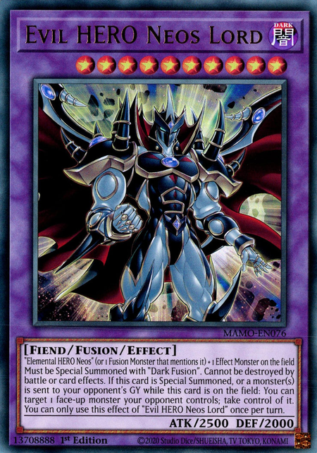 Evil HERO Neos Lord - MAMO-EN076 - Ultra Rare 1