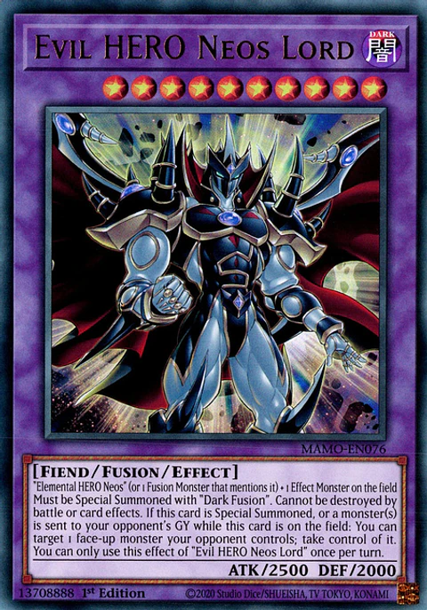 Evil HERO Neos Lord - MAMO-EN076 - Ultra Rare