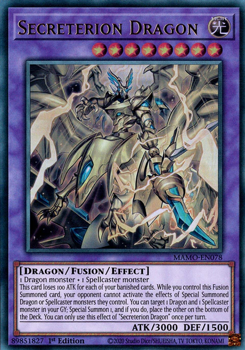 Secreterion Dragon - MAMO-EN078 - Ultra Rare