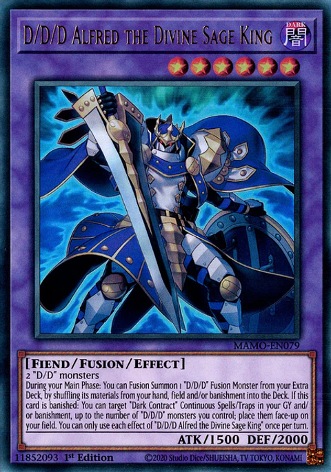 D/D/D Alfred the Divine Sage King - MAMO-EN079 - Ultra Rare