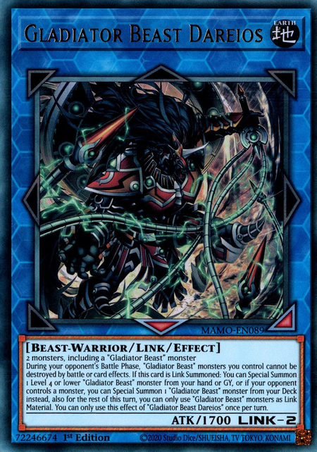 Gladiator Beast Dareios - MAMO-EN089 - Ultra Rare 1