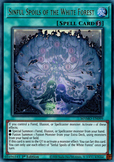 Sinful Spoils of the White Forest - MAMO-EN099 - Ultra Rare