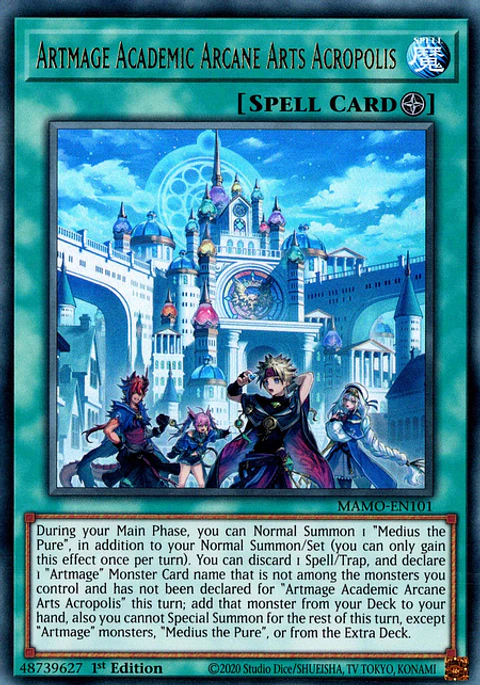 Artmage Academic Arcane Arts Acropolis - MAMO-EN101 - Ultra Rare