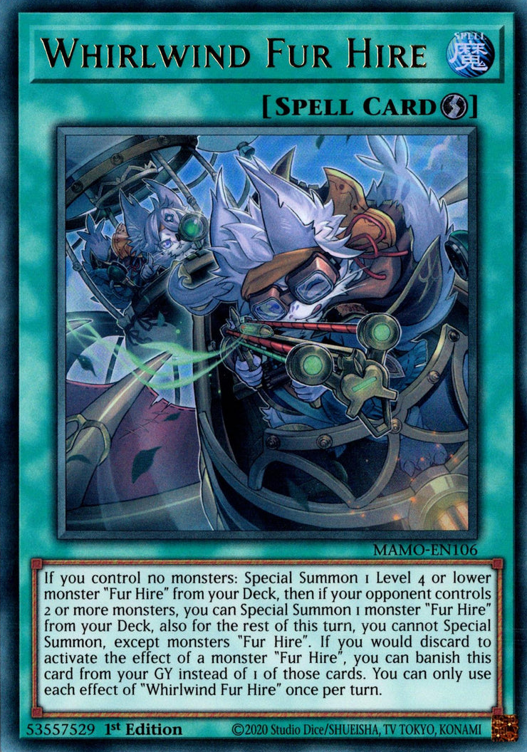 Whirlwind Fur Hire - MAMO-EN106 - Ultra Rare 1