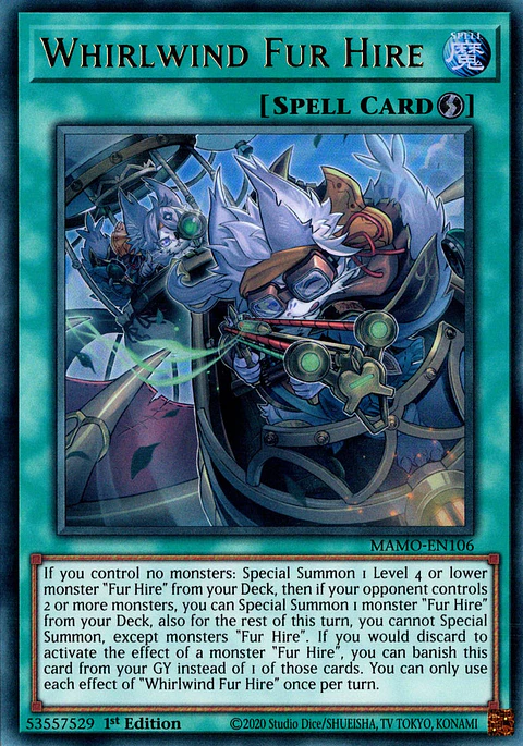 Whirlwind Fur Hire - MAMO-EN106 - Ultra Rare