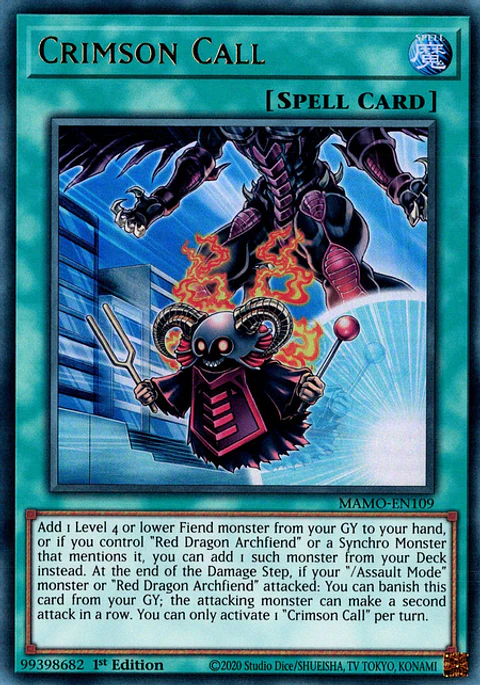 Crimson Call - MAMO-EN109 - Ultra Rare