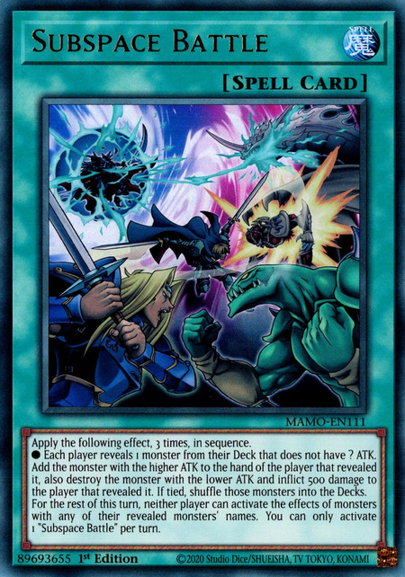 Subspace Battle - MAMO-EN111 - Ultra Rare 1