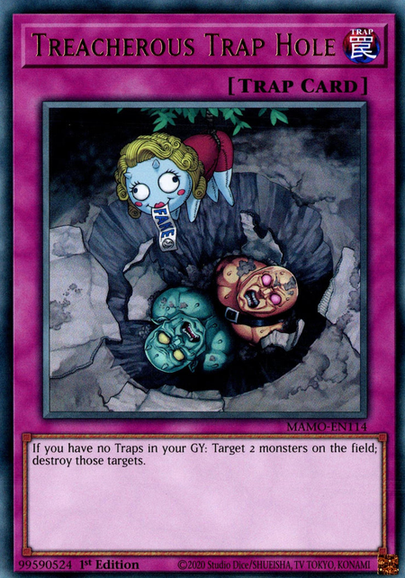 Treacherous Trap Hole - MAMO-EN114 - Ultra Rare 1