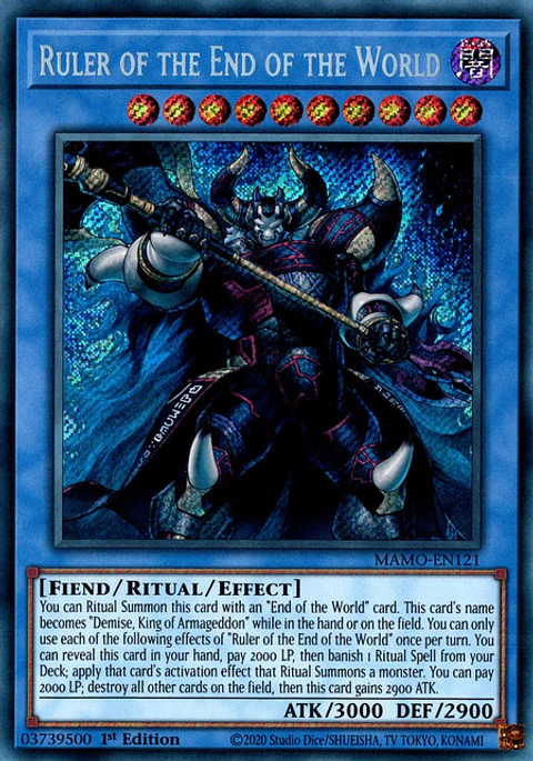 End of the World Ruler - MAMO-EN121 - Secret Rare